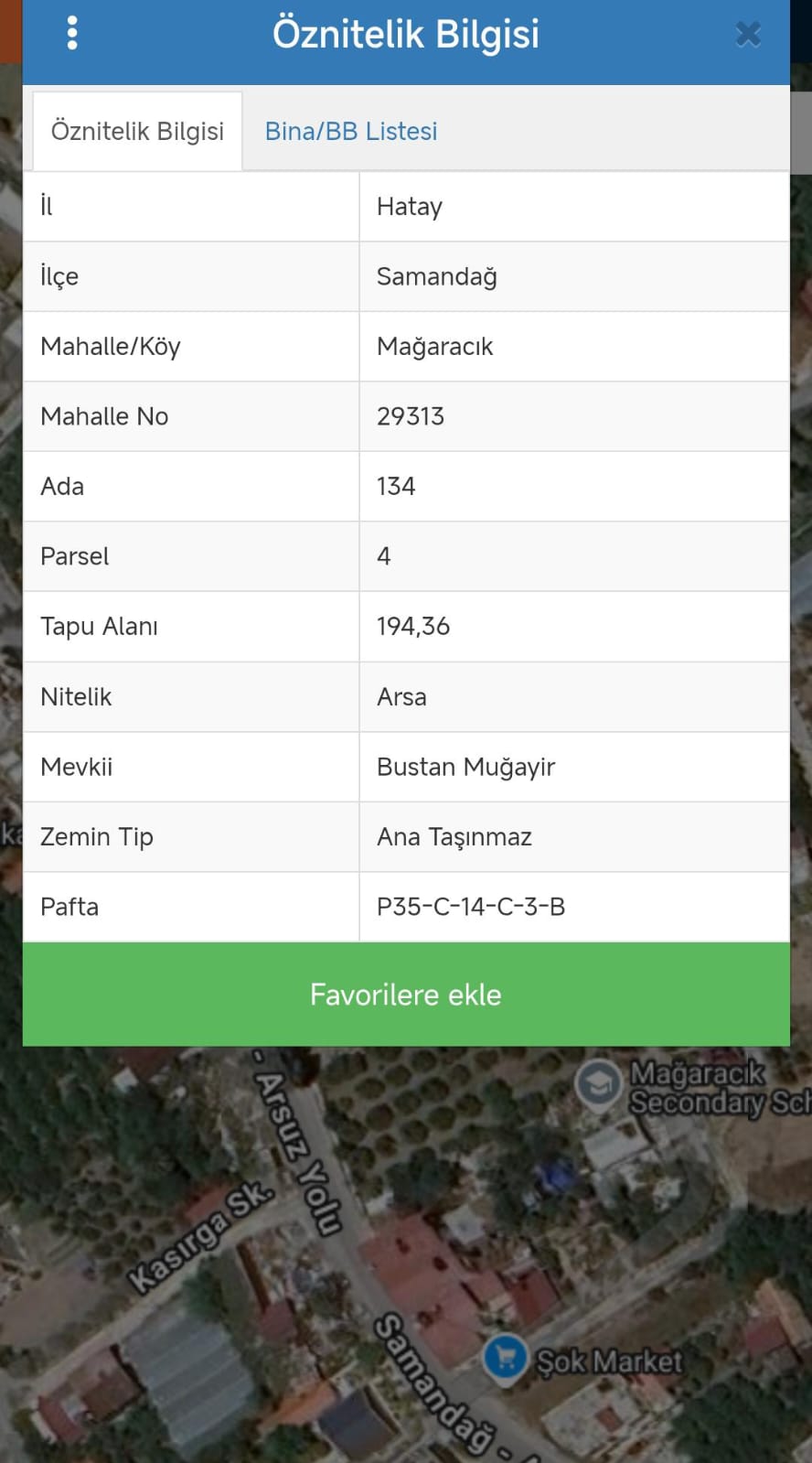 Satılık bitişik 2 parsel 387 M²  Hatay / Samandağ / Mağaracık Mh. - HATAY SAMANDAĞ fotoğraf 2